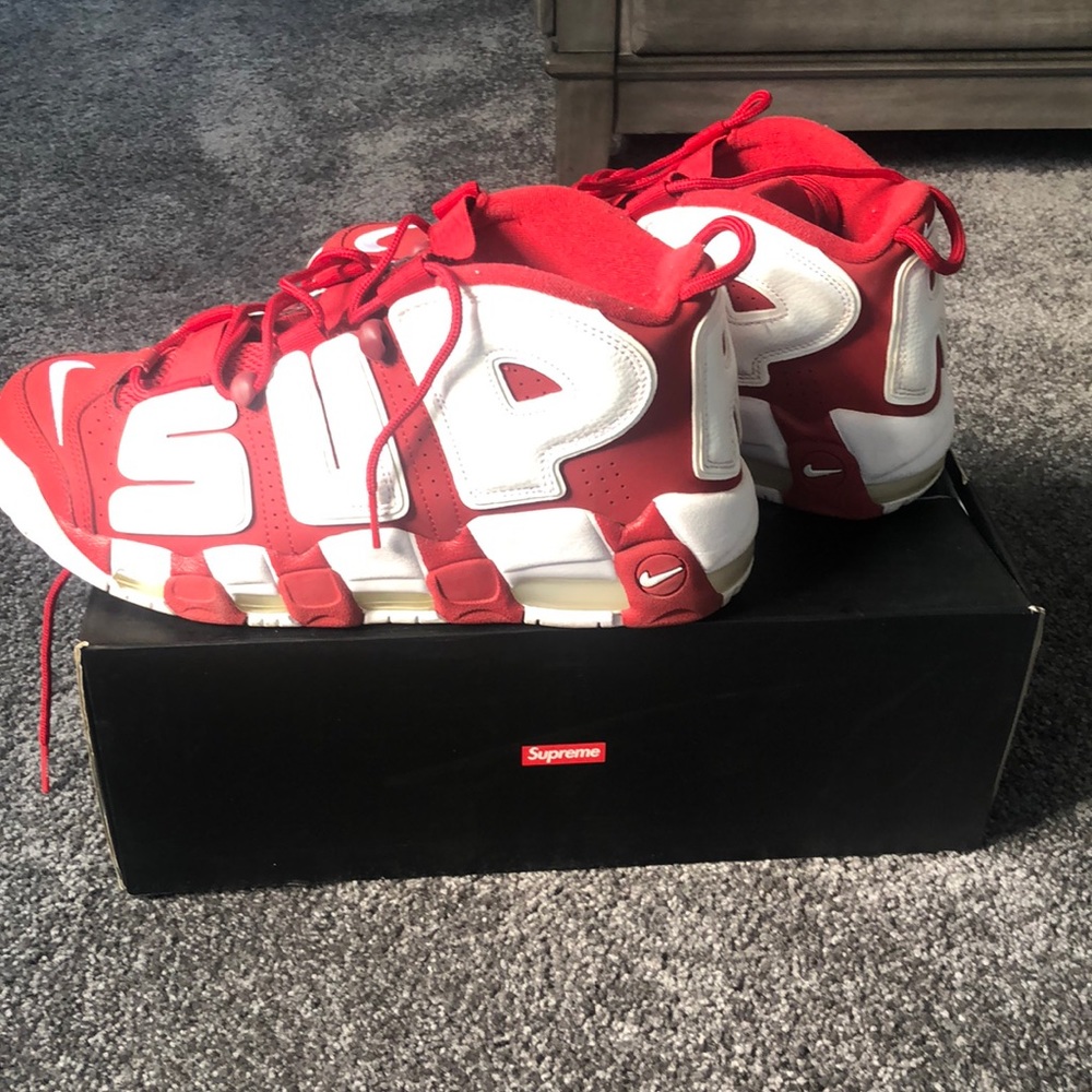 Supreme x Nike Air More Uptempo sneakers